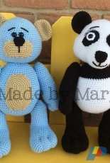 Made by Mary - Mary Smith - Piper the Panda and Bentley the Bear