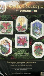 Dimensions - The Gold Collection 8660 Christmas Keepsake Ornaments XSD