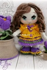 Tatsok Toys - Tatyana/Tatiana Sokolova - Baby in Spring Crocus Costume - Russian - Free