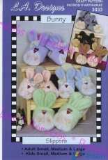 L.A.Designs-3033-Bunny Slippers