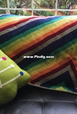 Shifted Chevron Blanket by Theresa Bandy-Free