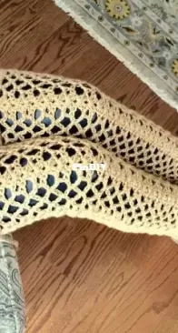 Higher Fibers - Natalee McGinnis - Lacy Thigh High Leg Warmers