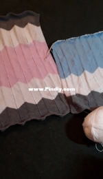 Chevrons for the Twins Baby Blanket by Susan Crowell-Free