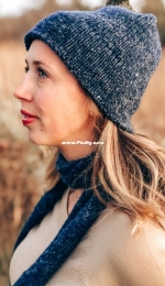 Midnight Frost Beanie by Megan Gonzalez - Free