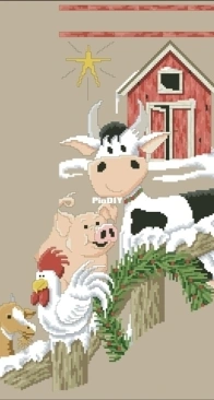Stoney Creek - Barnyard Christmas Stocking XSD