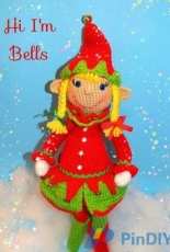 Connie Hughes Designs - Connie Hughes - Bells the Christmas Elf
