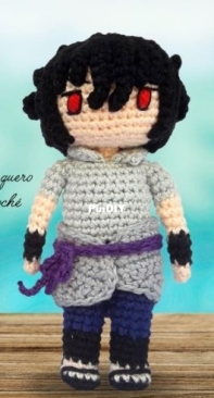 Eu Quero Croche - Adriana Gori - Sasuke (Naruto) Toy Art - Portuguese