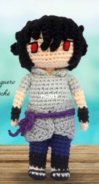 Eu Quero Croche - Adriana Gori - Sasuke (Naruto) Toy Art - Portuguese