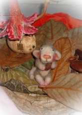 Cute voles-felted wool-