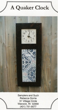 Samplers and Such - A Quaker Clock