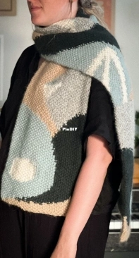 The Glacier Scarf by Ahna Bartlett-Free