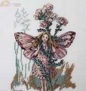 Yarrow flower fairy