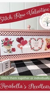 Anabella's needleart- stitch rose valentine's