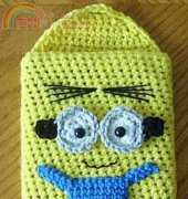 Knotty Hooker Designs - Minion Nook, Kindle, Tablet sleeve