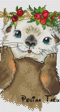 Otter - New Year Animal by Polina Tarusova