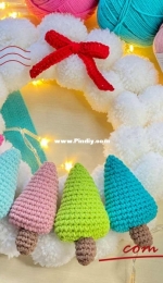 Atelie Pingouin - Josi Sena - Fluffy Wreath - Guirlanda Fofa - Portuguese - Free