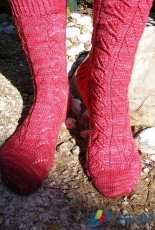 Wimpwoman Designs-Treebeard Socks by Claire Ellen-Free