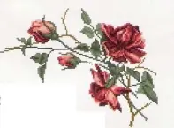 Climbing Rose by Jill Oxton from Jill Oxtons Cross Stitch and Beading 56 PCS
