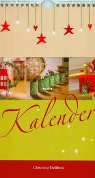 Kalender (Advent Kalender) by Christiane Dahlbeck - German