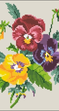 Heinrich Kuehhn 9359 Bouquet of violets  XSD+PCS
