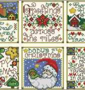 A Special Wish Christmas Cards from Joan Elliott from Cross Stitcher UK 154 XSD