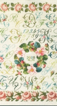 Rose Wreath Sampler from Borduurblad Issue 50 - XSD/PCS
