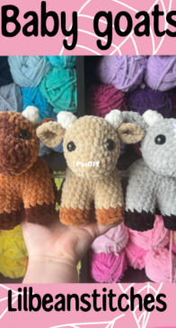 Lil Bean Stitches - Adina Laithwaite - Baby Goats