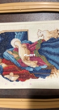 My latest project from Dimensions 8583 Holy Night