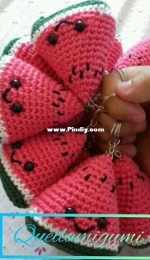 Watermelon keyrings