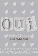 Lili Points - Oui Pour la Vie M004 in PAT / DMC