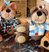 Atelier Ideias e Retalhos - Urso Gonzo - Portuguese