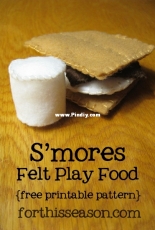 Smores Felt Play Food - For This Season - Free