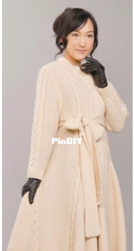 210-211-20 Fine Merino Long Coat - Pierrot Yarns