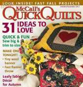 McCall’s Quick Quilts October-November 2012