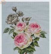 Roses "Pierre de Ronsard" :)