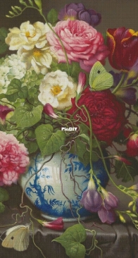 7 Elephants 83 - Floral with Morning Glories XSD