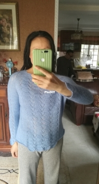 Blue cashmere