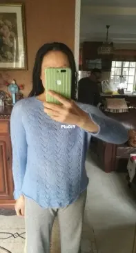 Blue cashmere