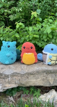 Erins Yarnimals - Erin Murphy Smith - Low Sew Chubby Cole, Eddy and Carl