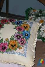 Flowers pillows for sisters Twins