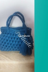 Purse made from Zpagetti T-shirt yarn