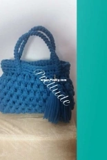 Purse made from Zpagetti T-shirt yarn