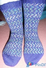 Zigzag Socks by Sandra Jäger -Free