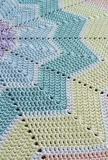 Celeste Young - Rainbow Ripple Baby Blanket -Free