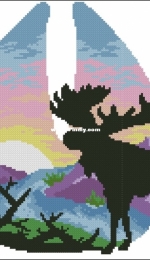 Oh My Stitches - Moose Paw Print PCS + XSD