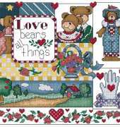 Love Bears Sampler from Jeanette Crews Designs 22141 PCS