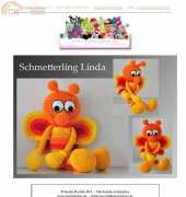 Häkelgetier-Sandra Hawlik-Schmetterling Linda-German