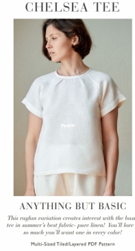 Chelsea Tee Pattern - Fabrics-Store