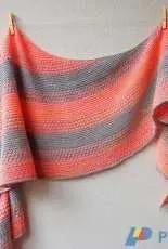 Sand Layers Shawl by Lisa Hannes
