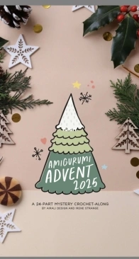 Airali Design - Ilaria Caliri and Irene Strange - Amigurumi Advent CAL 2025